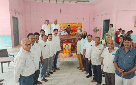 టంగుటూరు లో ఘనంగా నందమూరి తారక రామారావు 102వ జయంతి