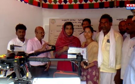 రైతులకు రాయితీపై వ్యవసాయ పరికరాల ను పంపిణీ చేసిన ప్రకాశం జిల్లా కలెక్టర్ తమీమ్ అన్సారియా