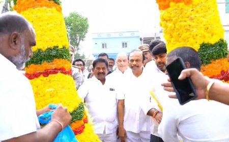 జరుగుమల్లిలో సుపరిపాలనలో తొలి అడుగు కార్యక్రమంలో పాల్గొన్న మంత్రి స్వామి, ఎంపీ మాగుంట, మ్యారిటైం బోర్డ్ చైర్మన్ దామచర్ల సత్య