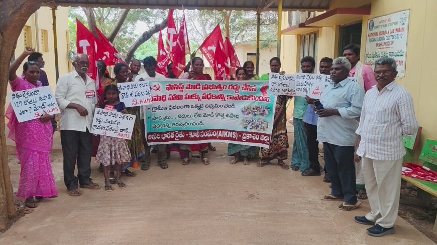 అఖిలభారత రైతు కూలీ సంఘం (aikms)డిమాండ్