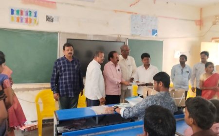 ఒత్తిడి లేకుండా పరీక్షలు రాయాలి  డాక్టర్ బి హరిబాబు..