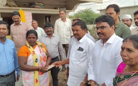 ఎన్టీఆర్ భరోసా పింఛన్ల కార్యక్రమంలో పాల్గొన్న కలెక్టర్..