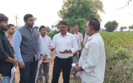 మర్రిపూడి మండలం గుండ్ల సముద్రం లో పల్లెనిద్ర కార్యక్రమంలో ప్రకాశం జిల్లా కలెక్టర్