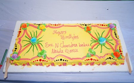 కొండేపి లో ఆంధ్ర ప్రదేశ్  ముఖ్యమంత్రి నారా చంద్రబాబు నాయుడు  జన్మదిన వేడుకలు..