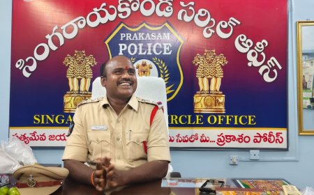 సింగరాయకొండ నూతన సీఐ గా ఎల్లాటి శ్రీహరి బాధ్యతలు