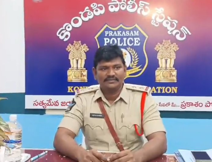 కొండేపి ఎస్సైగా త్యాగరాజు ..నేరాలను అరికట్టడమే తన తొలి ప్రాధాన్యత